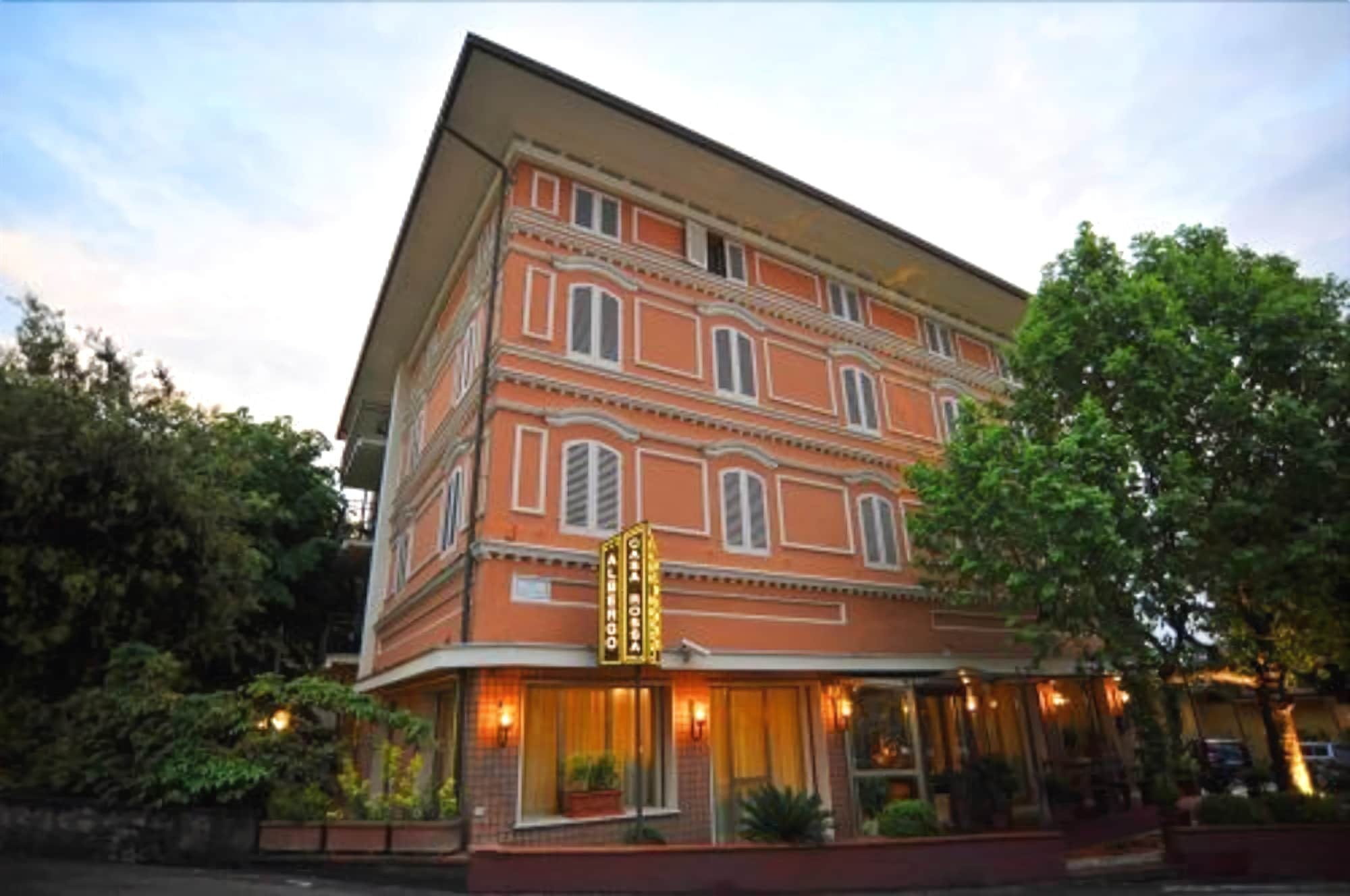 Hotel Casa Rossa Montecatini Terme Bagian luar foto